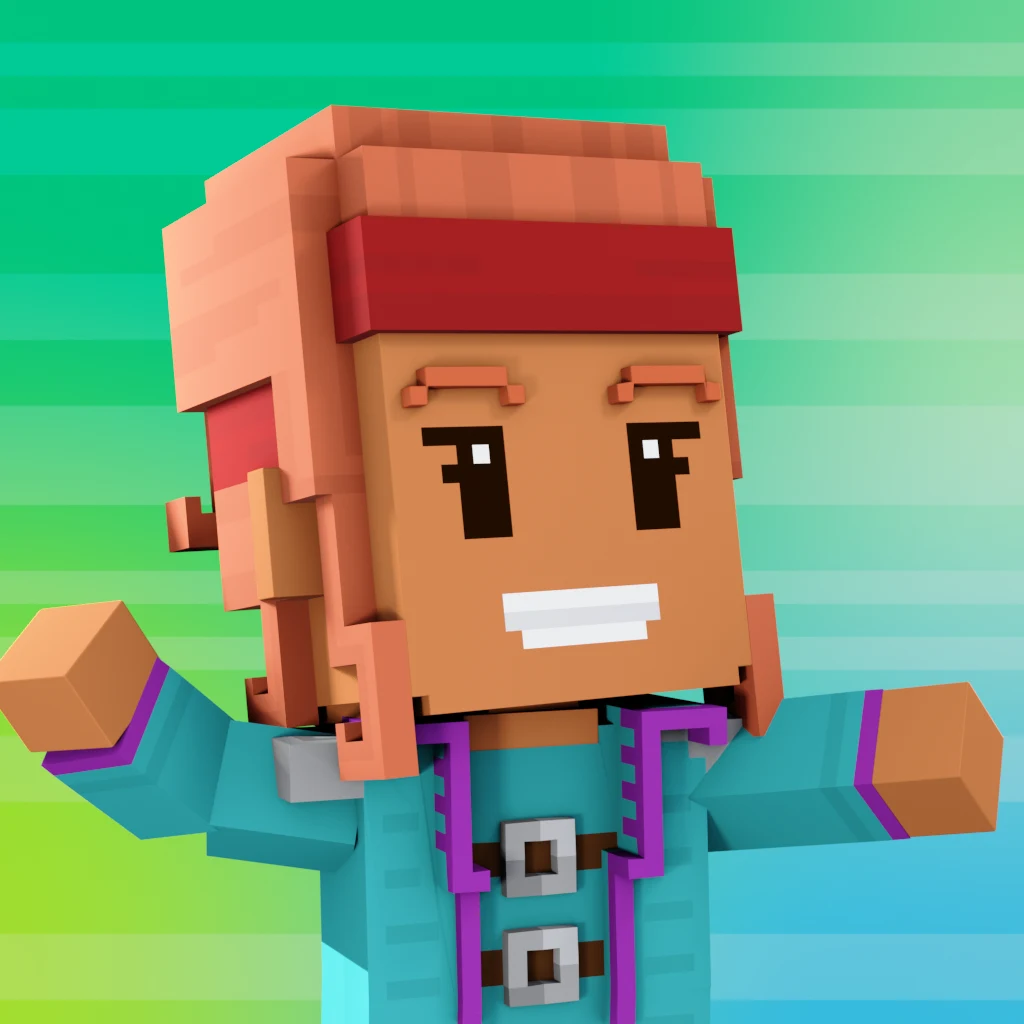 Pirate #2764 voxel render