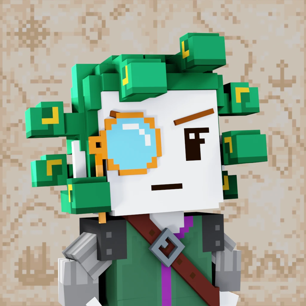 Pirate #2765 voxel render