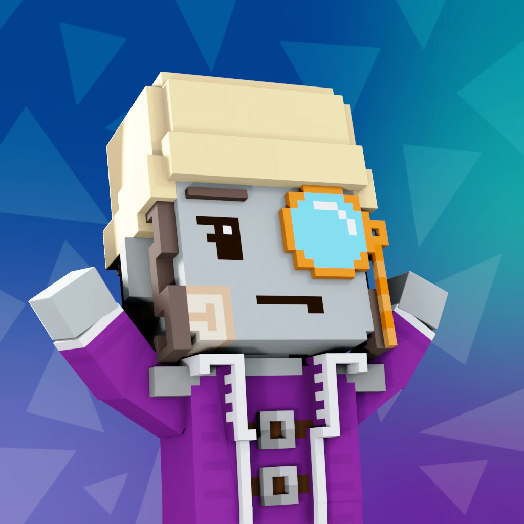 Pirate #2766 voxel render