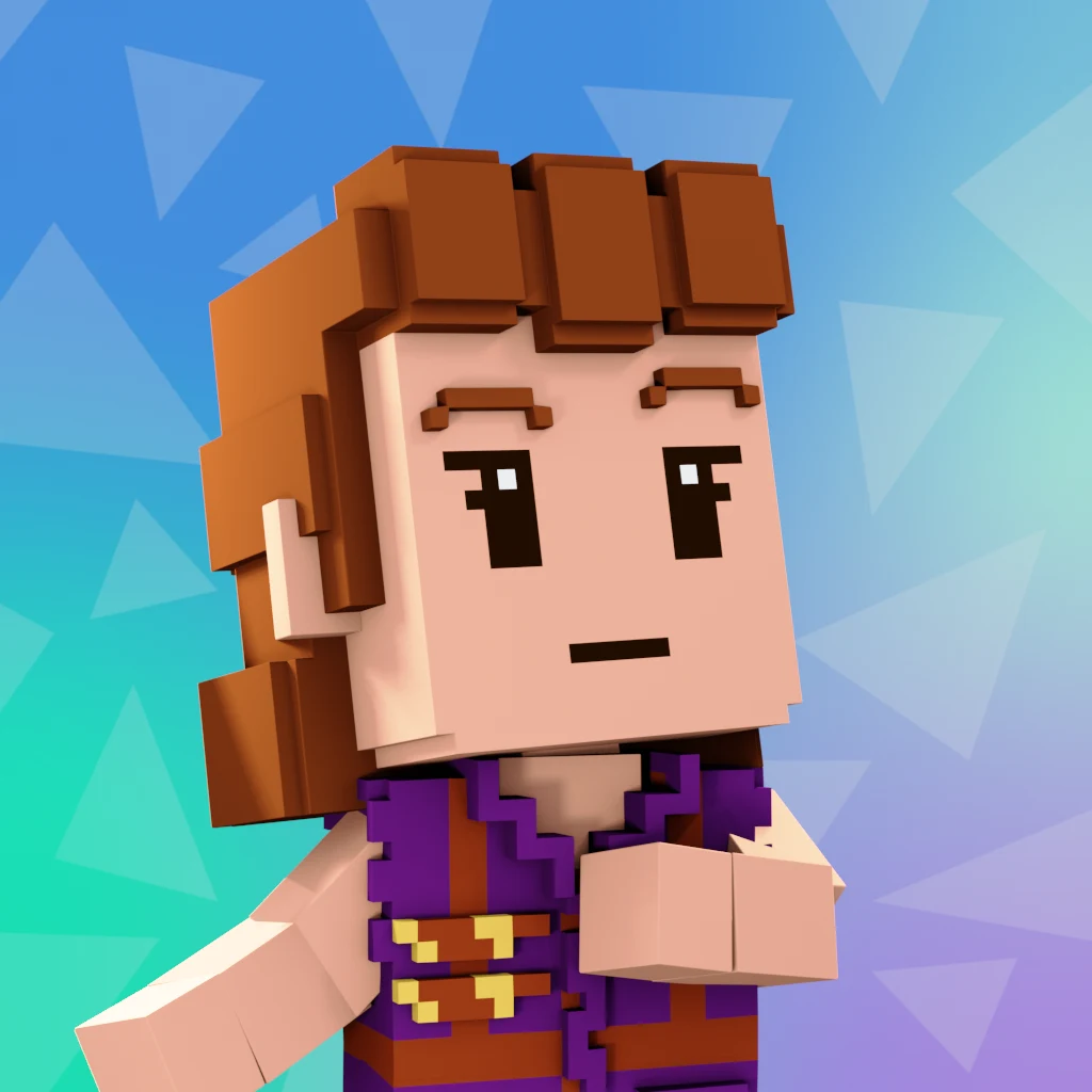 Pirate #2768 voxel render