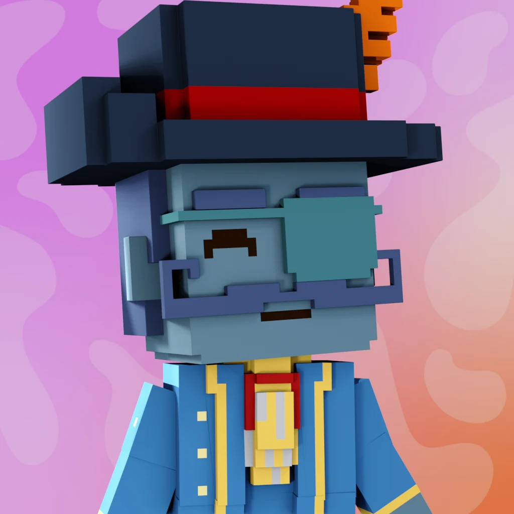 Pirate #277 voxel render