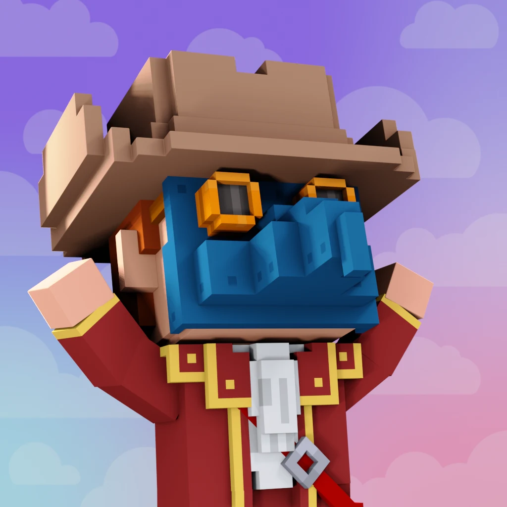 Pirate #2770 voxel render