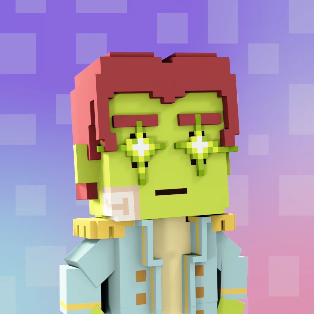 Pirate #2772 voxel render