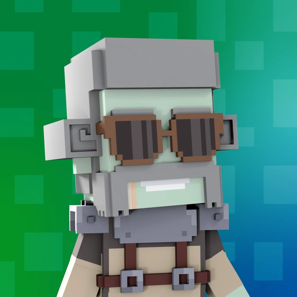 Pirate #2775 voxel render