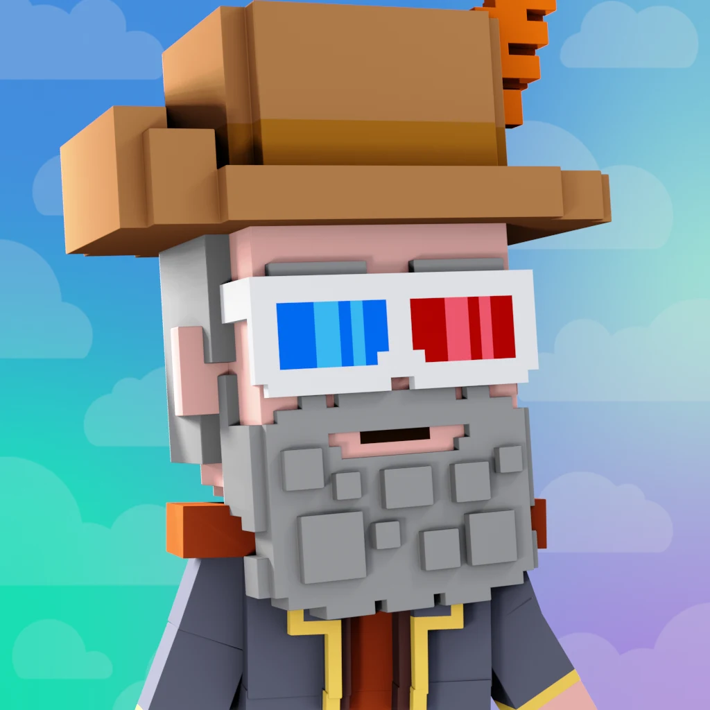Pirate #2778 voxel render