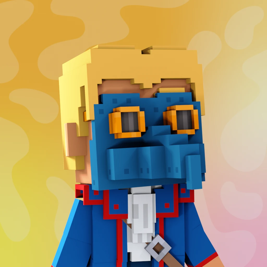 Pirate #2781 voxel render