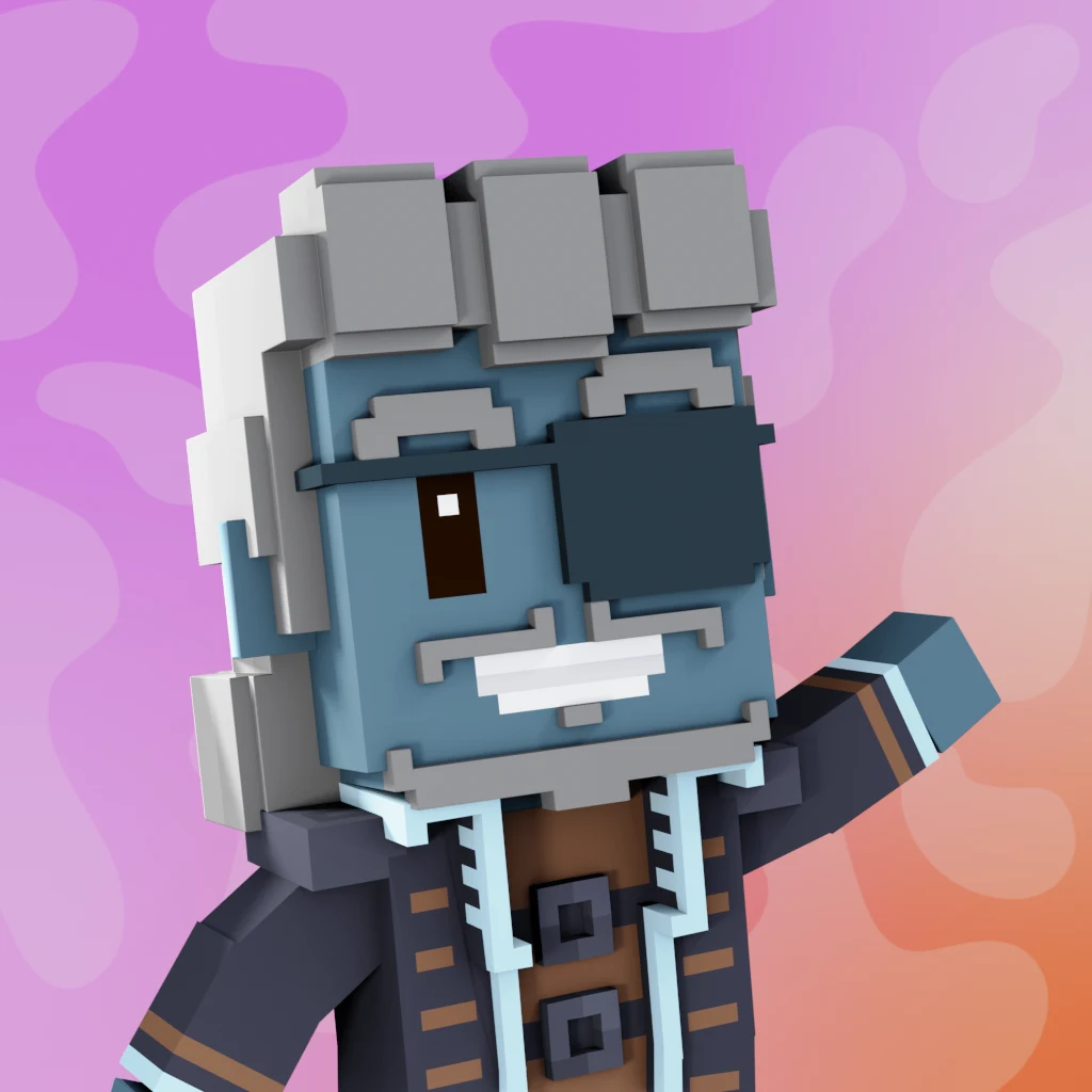 Pirate #2788 voxel render