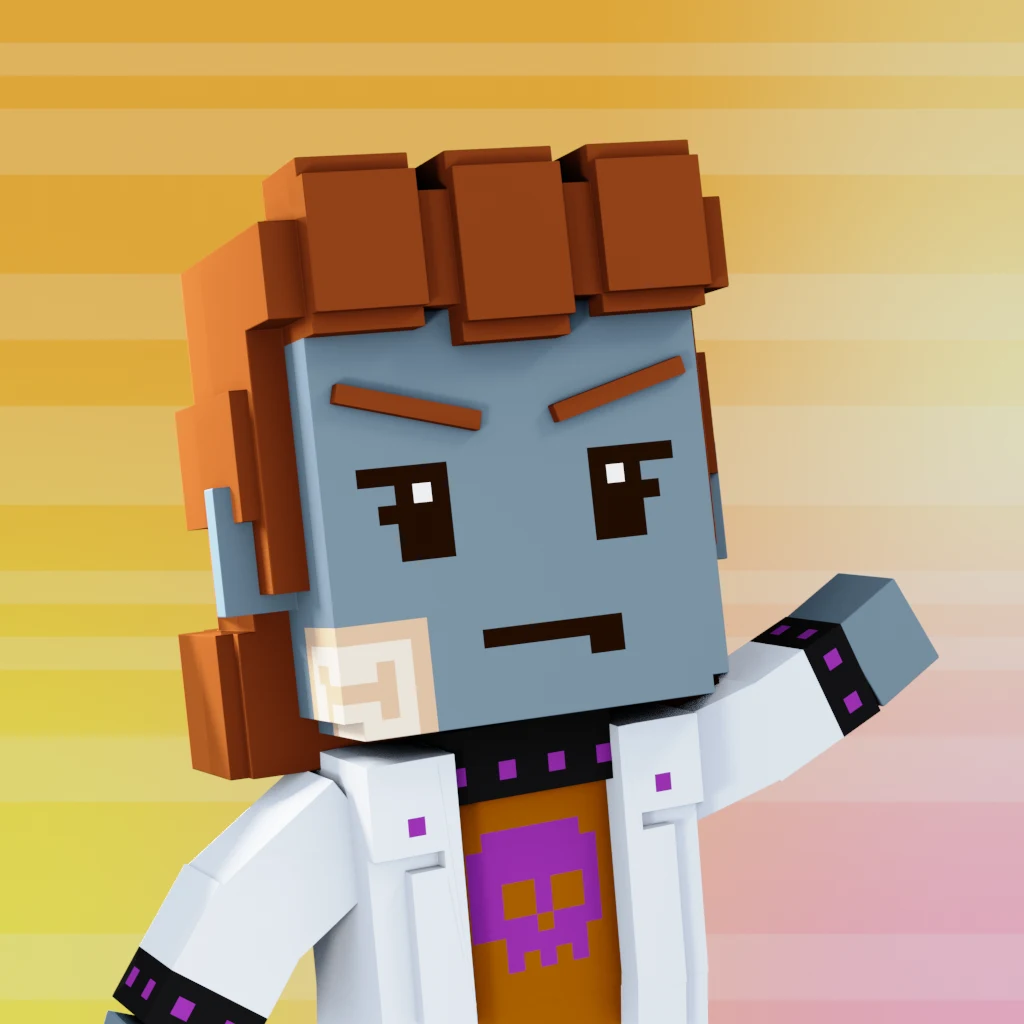 Pirate #2790 voxel render