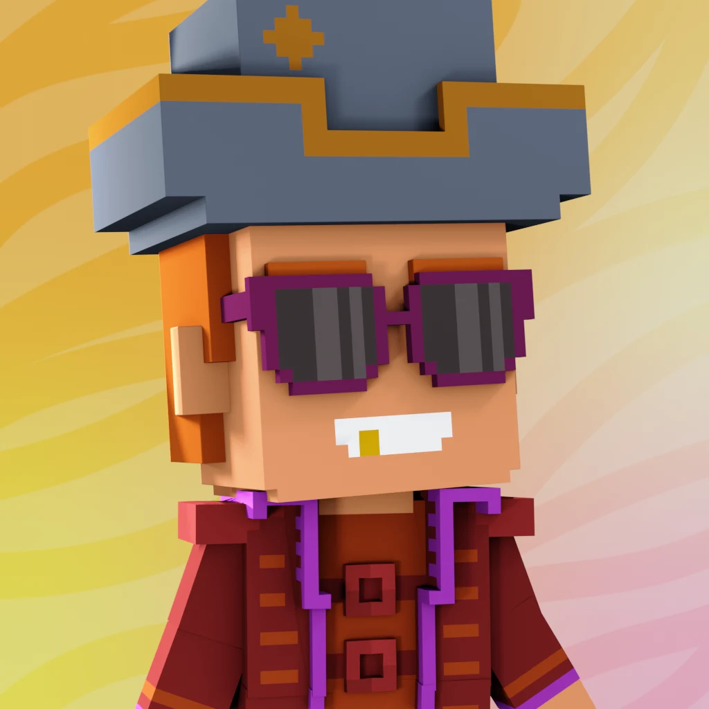 Pirate #2793 voxel render
