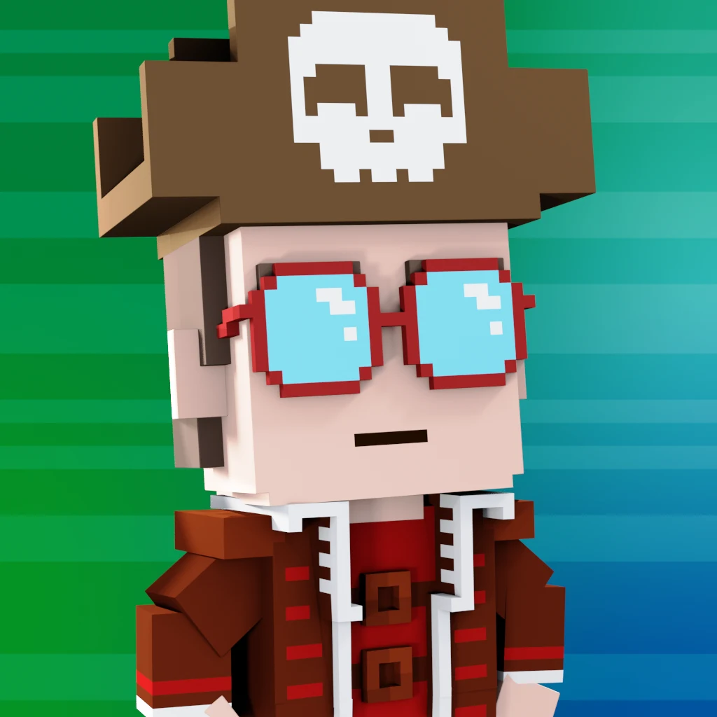 Pirate #2794 voxel render