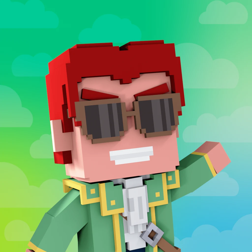 Pirate #2796 voxel render