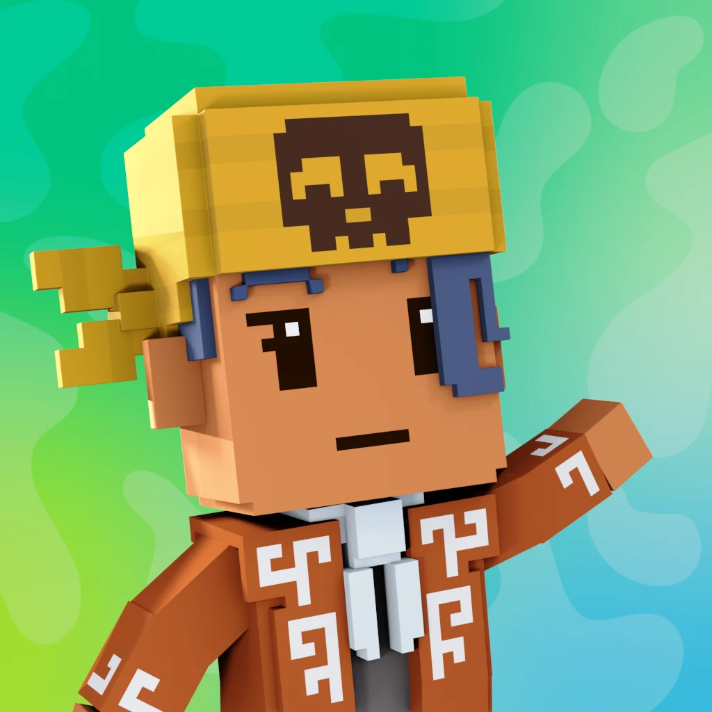 Pirate #2798 voxel render