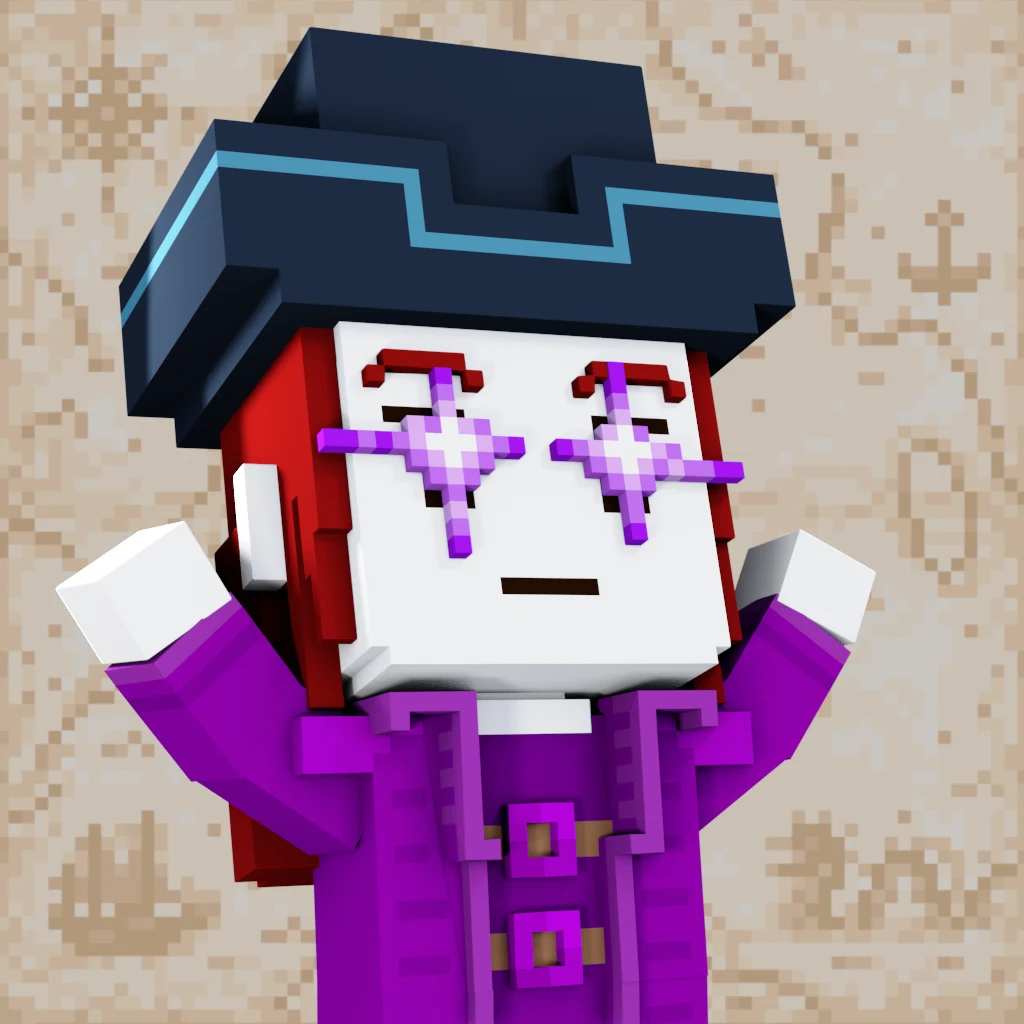 Pirate #2799 voxel render