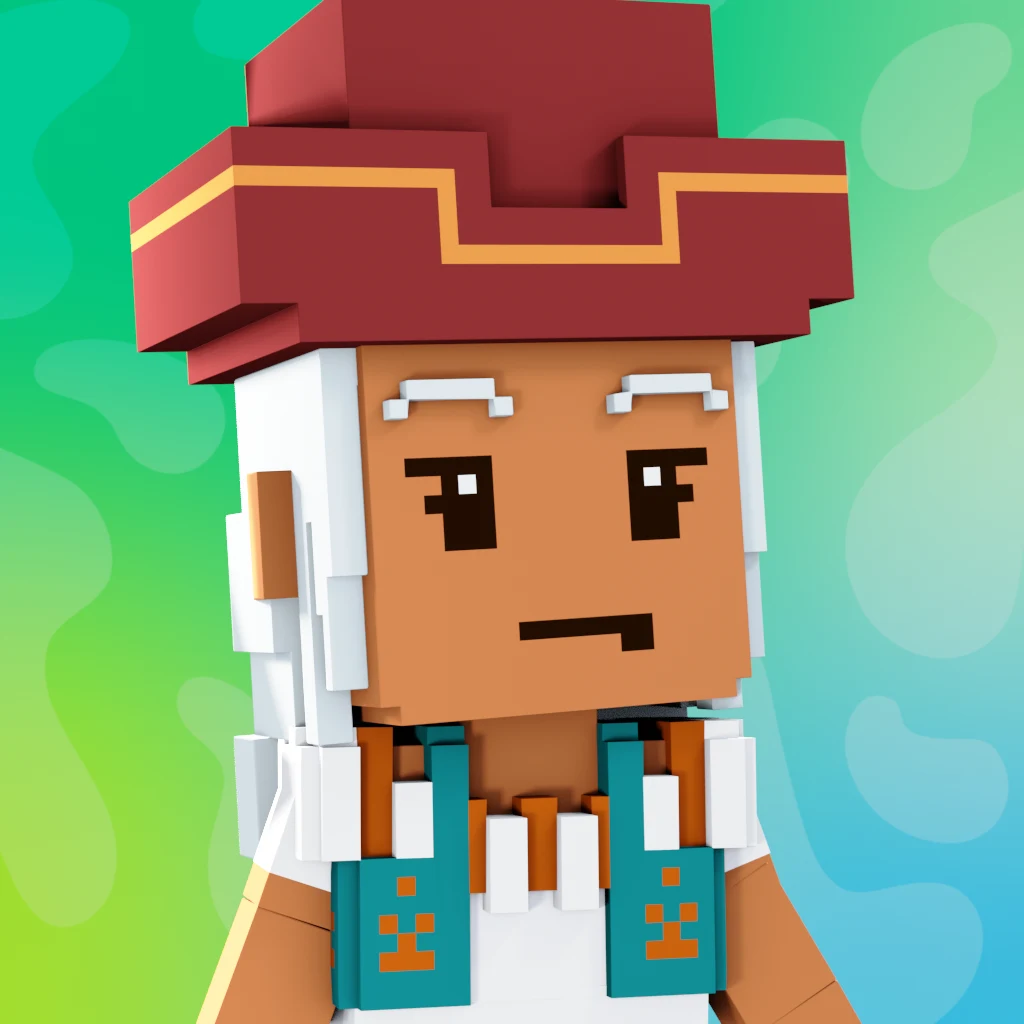 Pirate #280 voxel render
