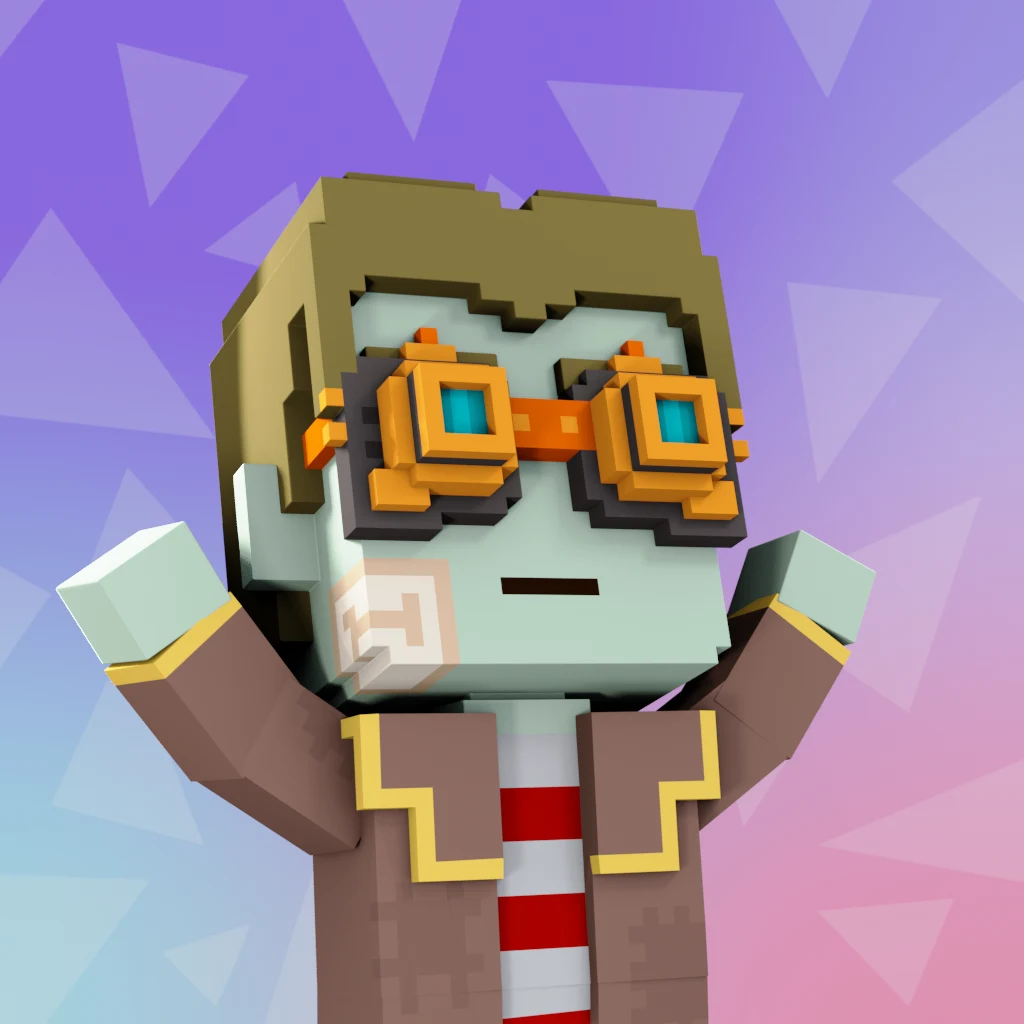 Pirate #2801 voxel render