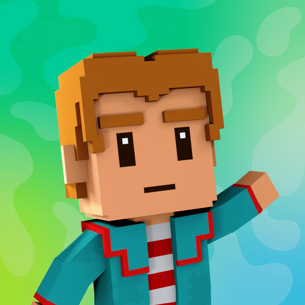 Pirate #2802 voxel render