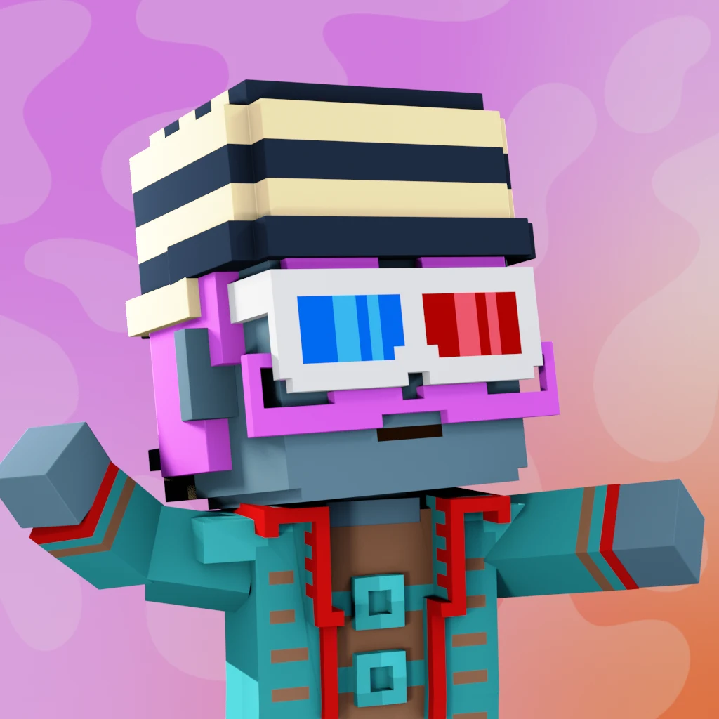 Pirate #2803 voxel render
