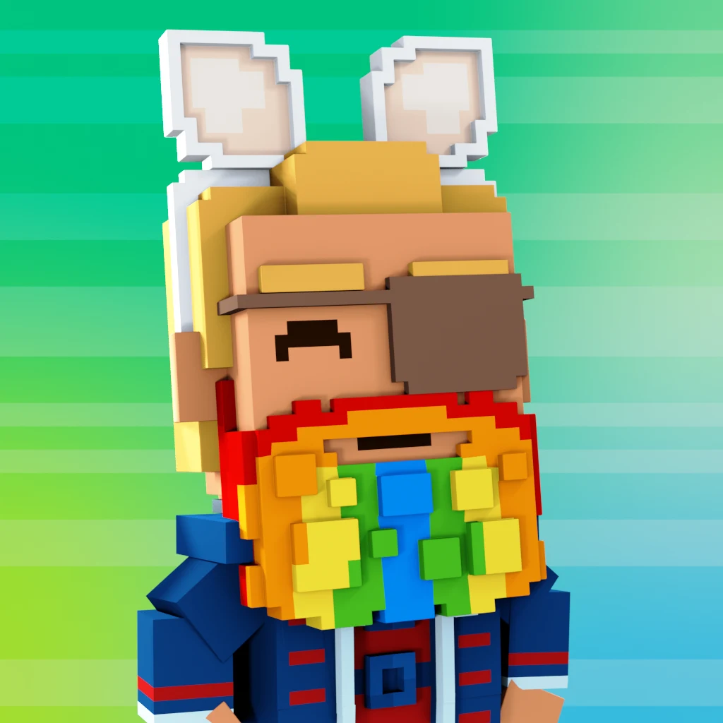 Pirate #2806 voxel render