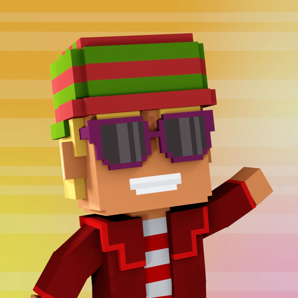 Pirate #2807 voxel render