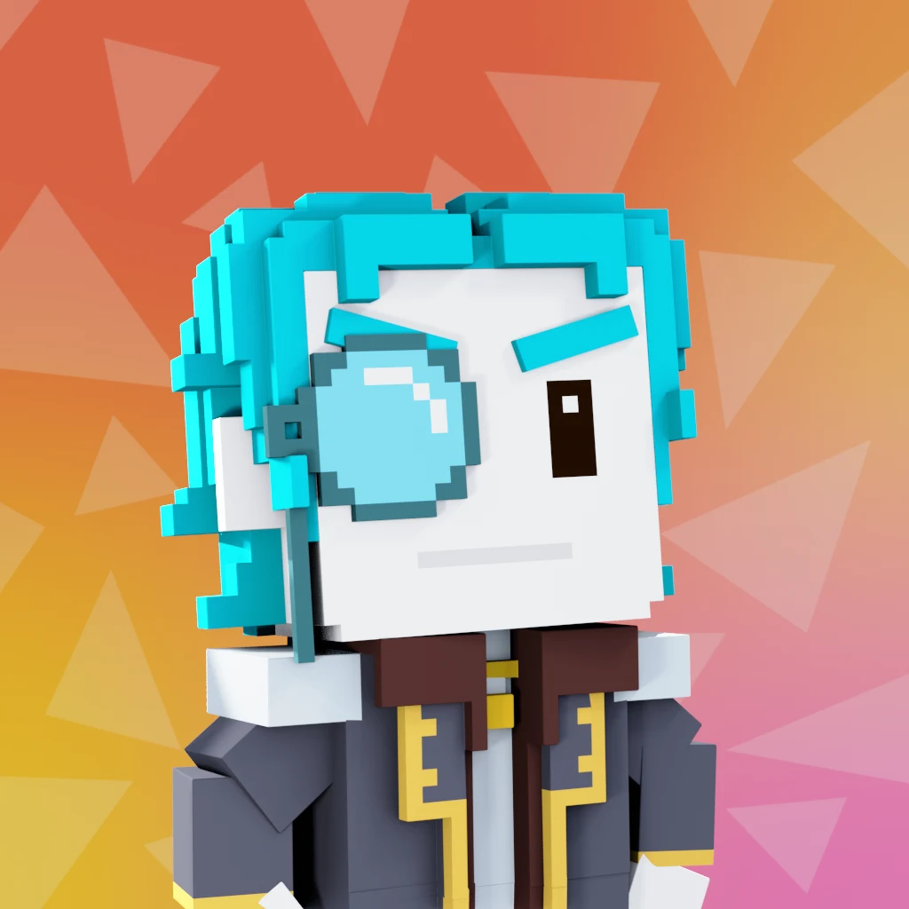 Pirate #2809 voxel render