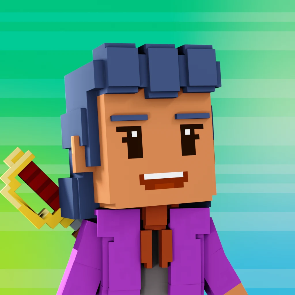 Pirate #2810 voxel render