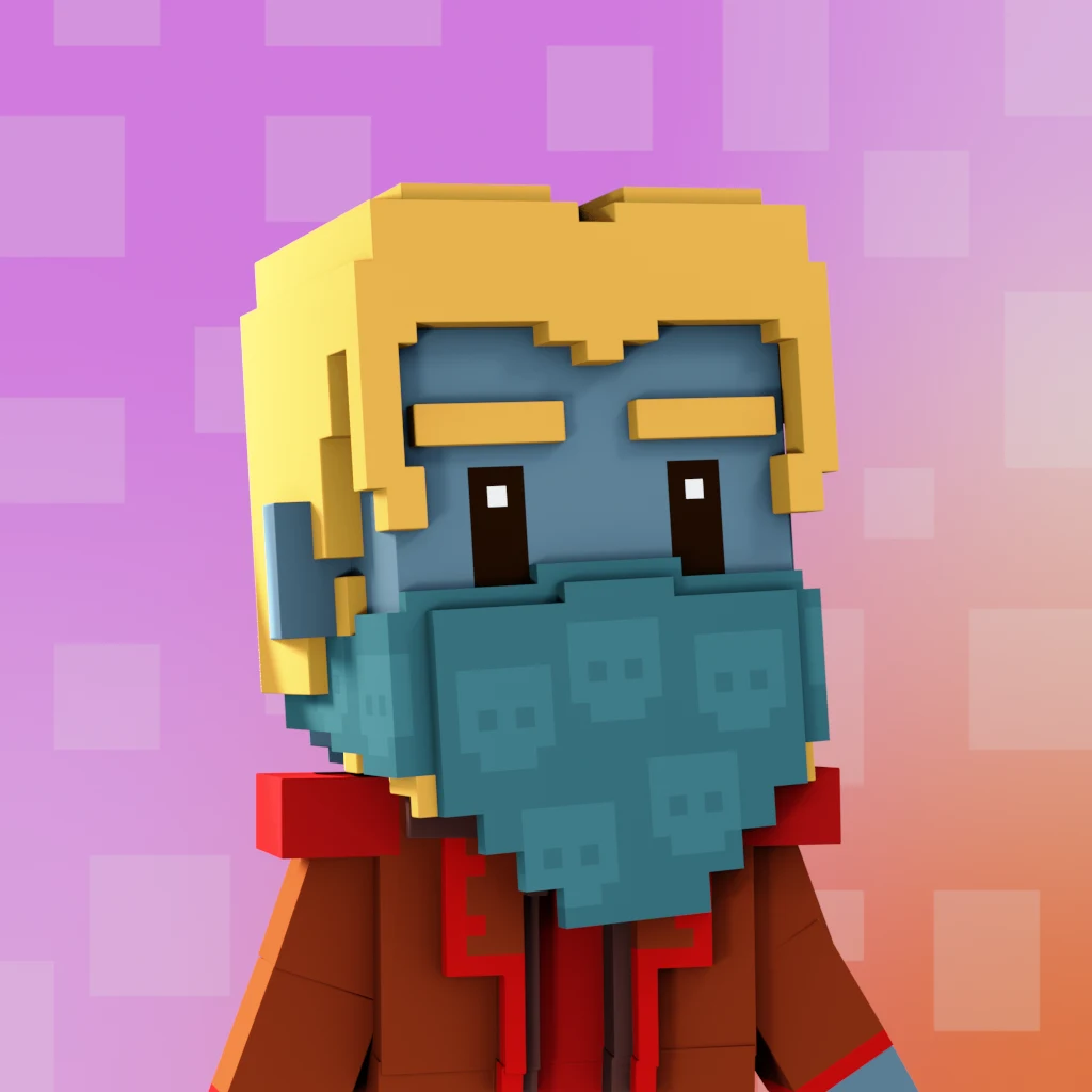 Pirate #2813 voxel render