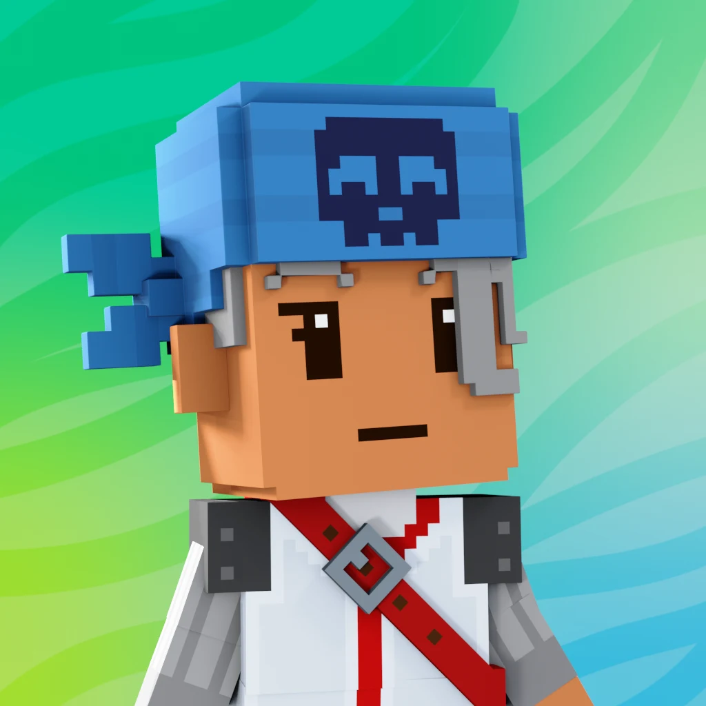 Pirate #2818 voxel render