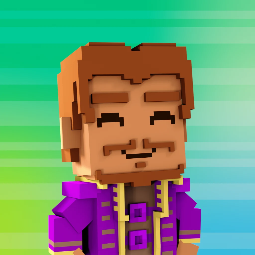 Pirate #2822 voxel render