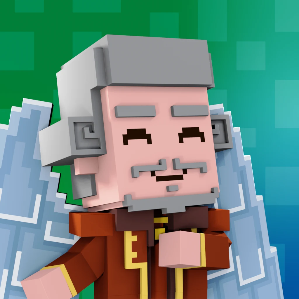 Pirate #2825 voxel render