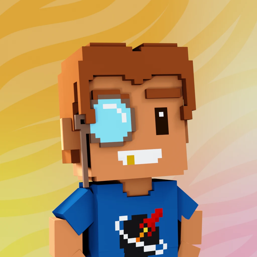 Pirate #2826 voxel render