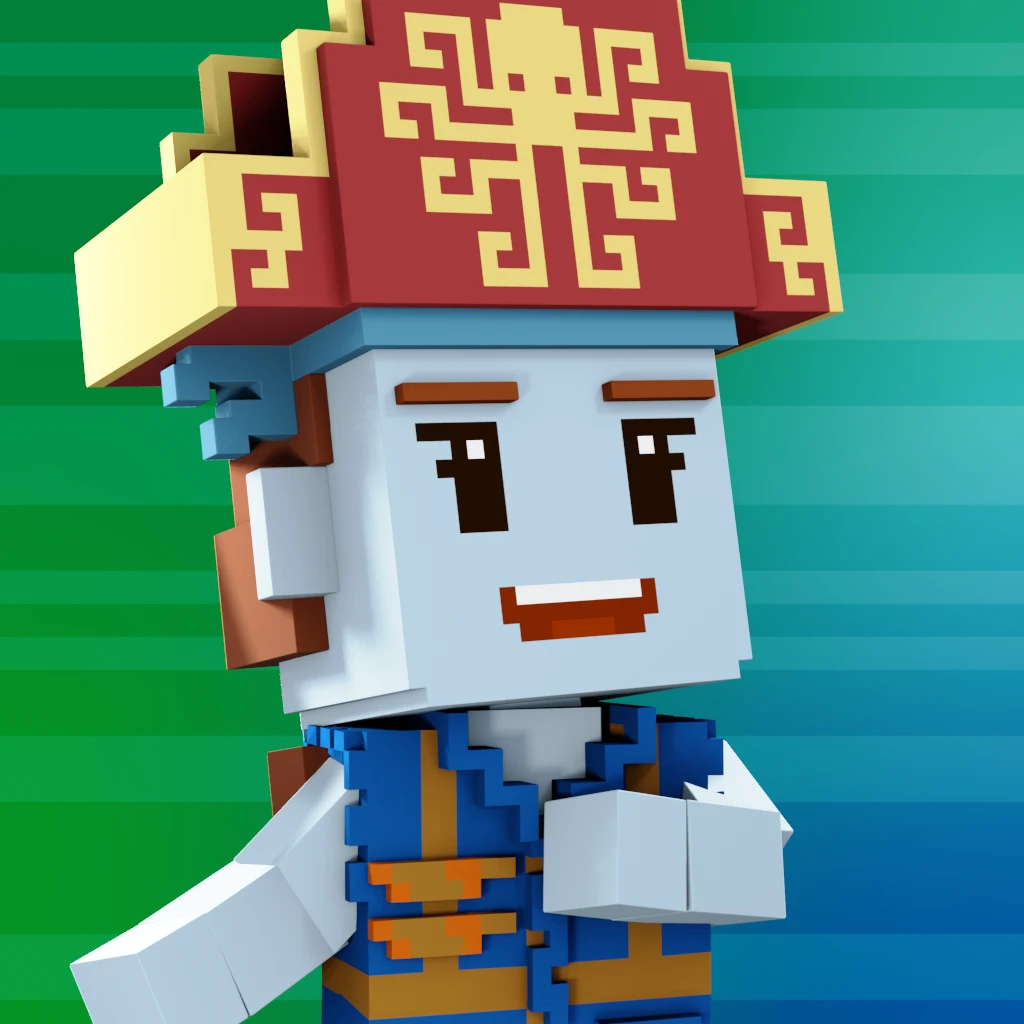 Pirate #2827 voxel render