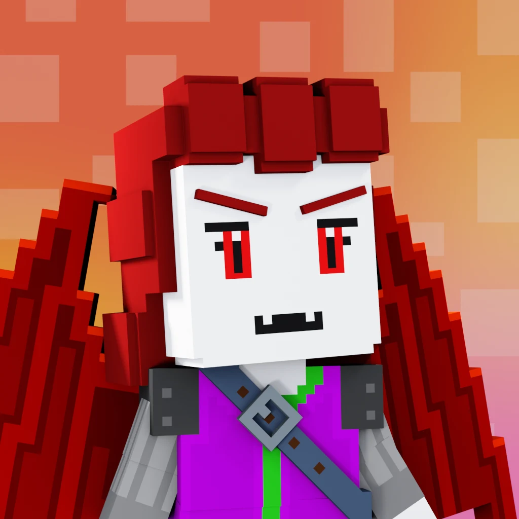 Pirate #2829 voxel render