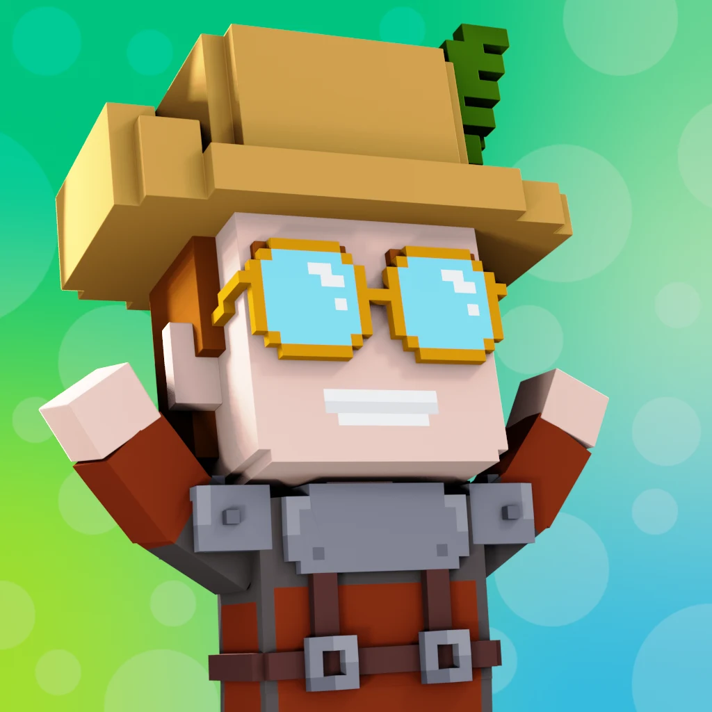 Pirate #2830 voxel render