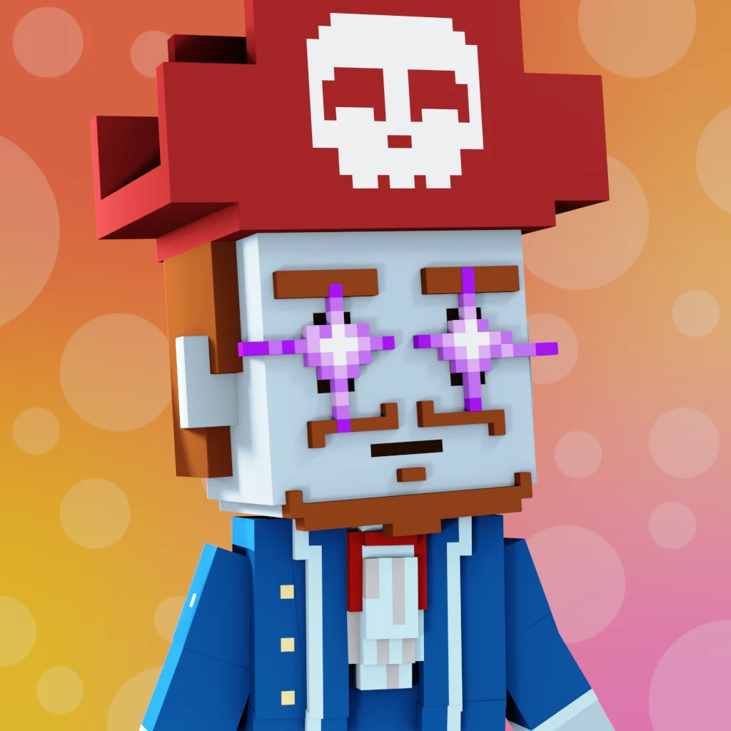 Pirate #2831 voxel render