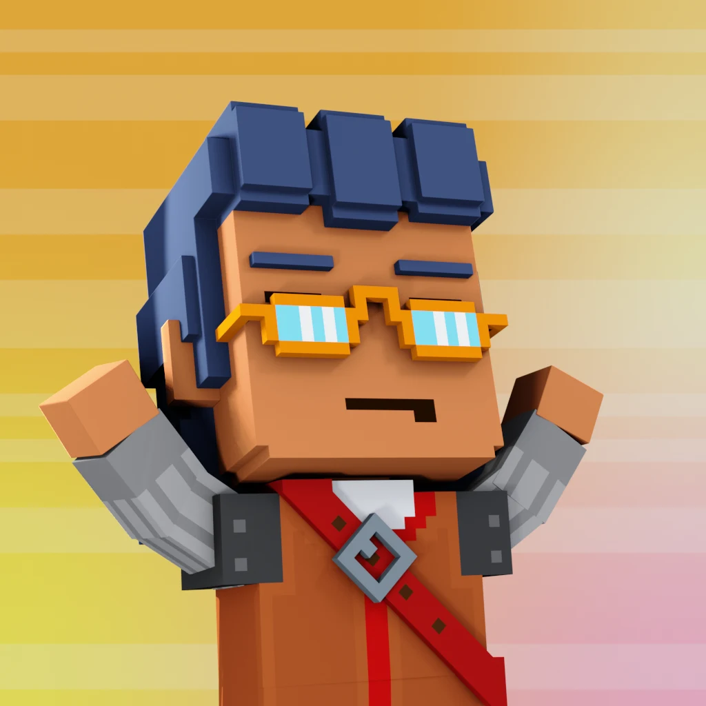 Pirate #2833 voxel render