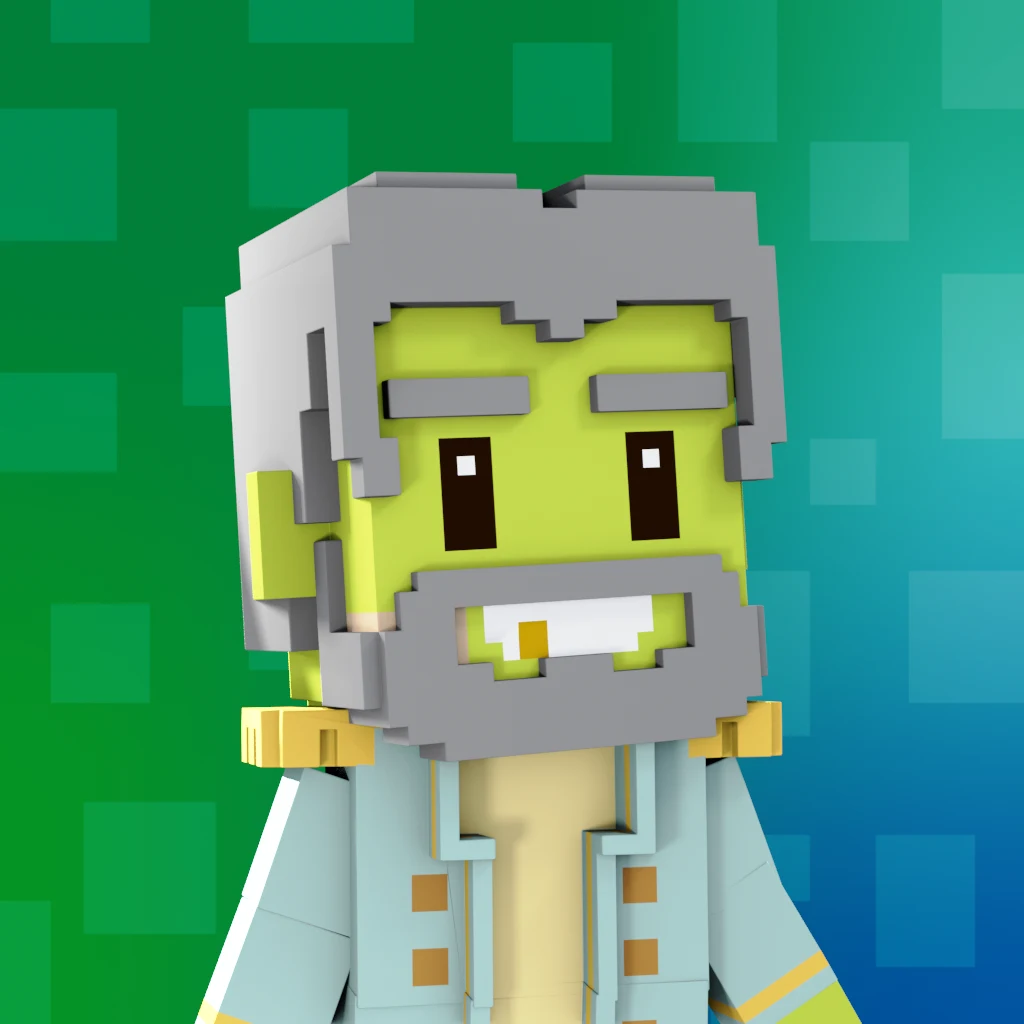 Pirate #2836 voxel render