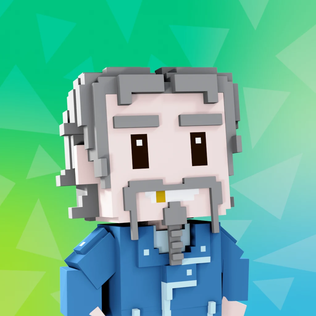 Pirate #2837 voxel render