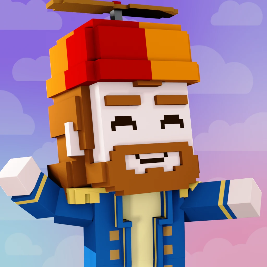 Pirate #2838 voxel render