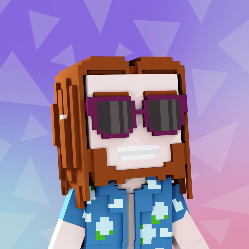 Pirate #284 voxel render