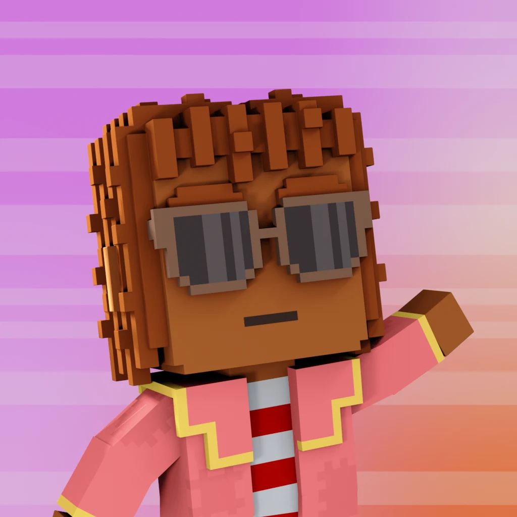 Pirate #2843 voxel render
