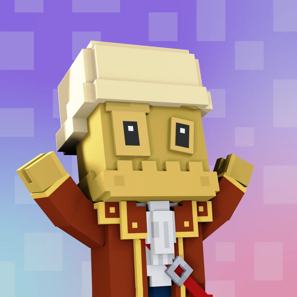 Pirate #2849 voxel render