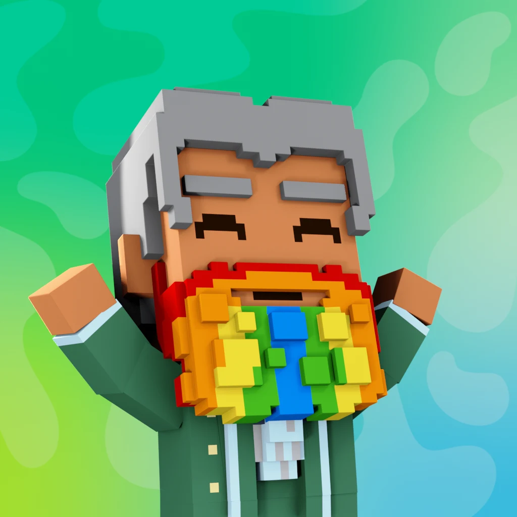 Pirate #2851 voxel render