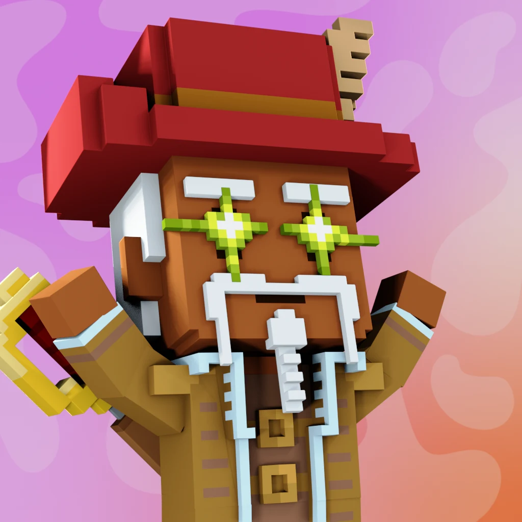 Pirate #2853 voxel render