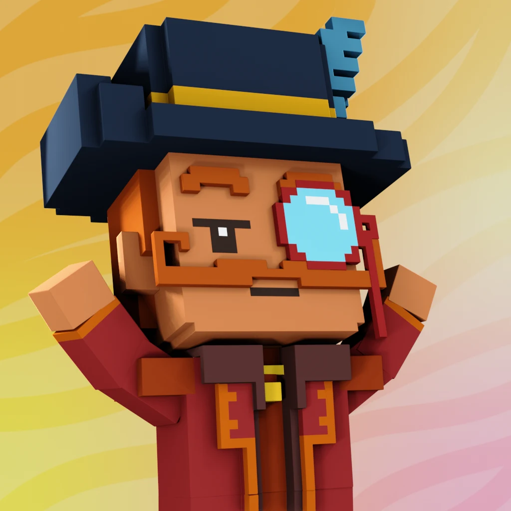 Pirate #2854 voxel render