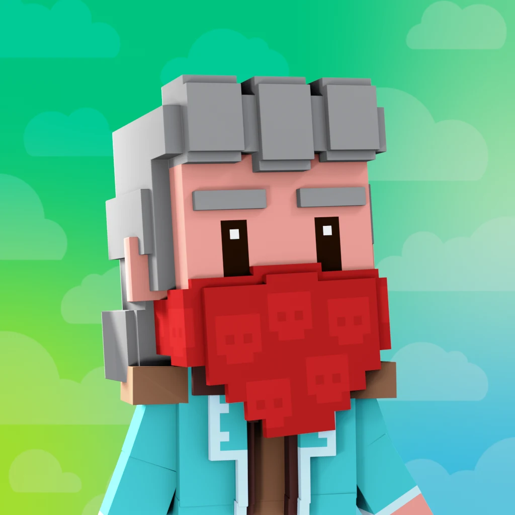 Pirate #2855 voxel render