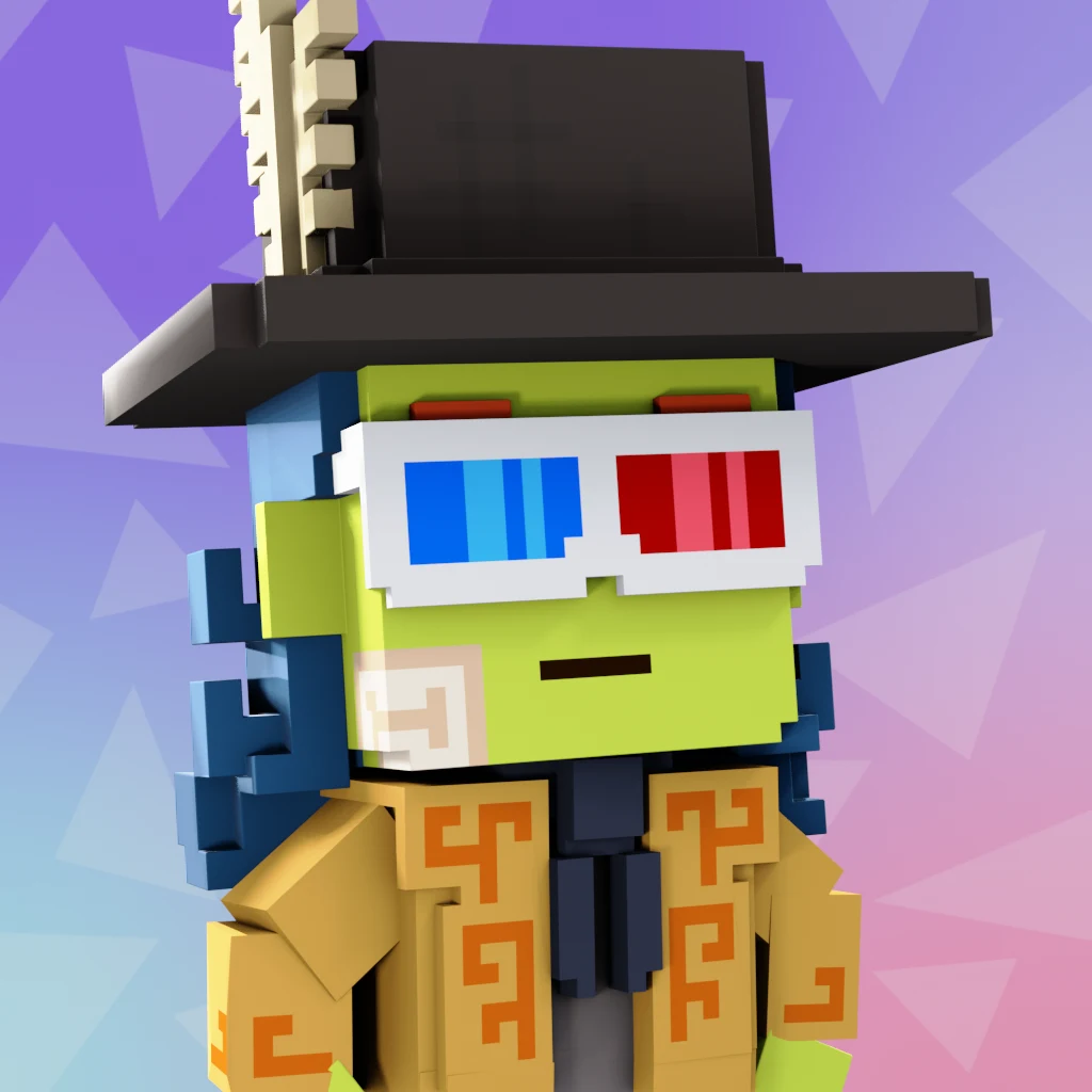 Pirate #2856 voxel render