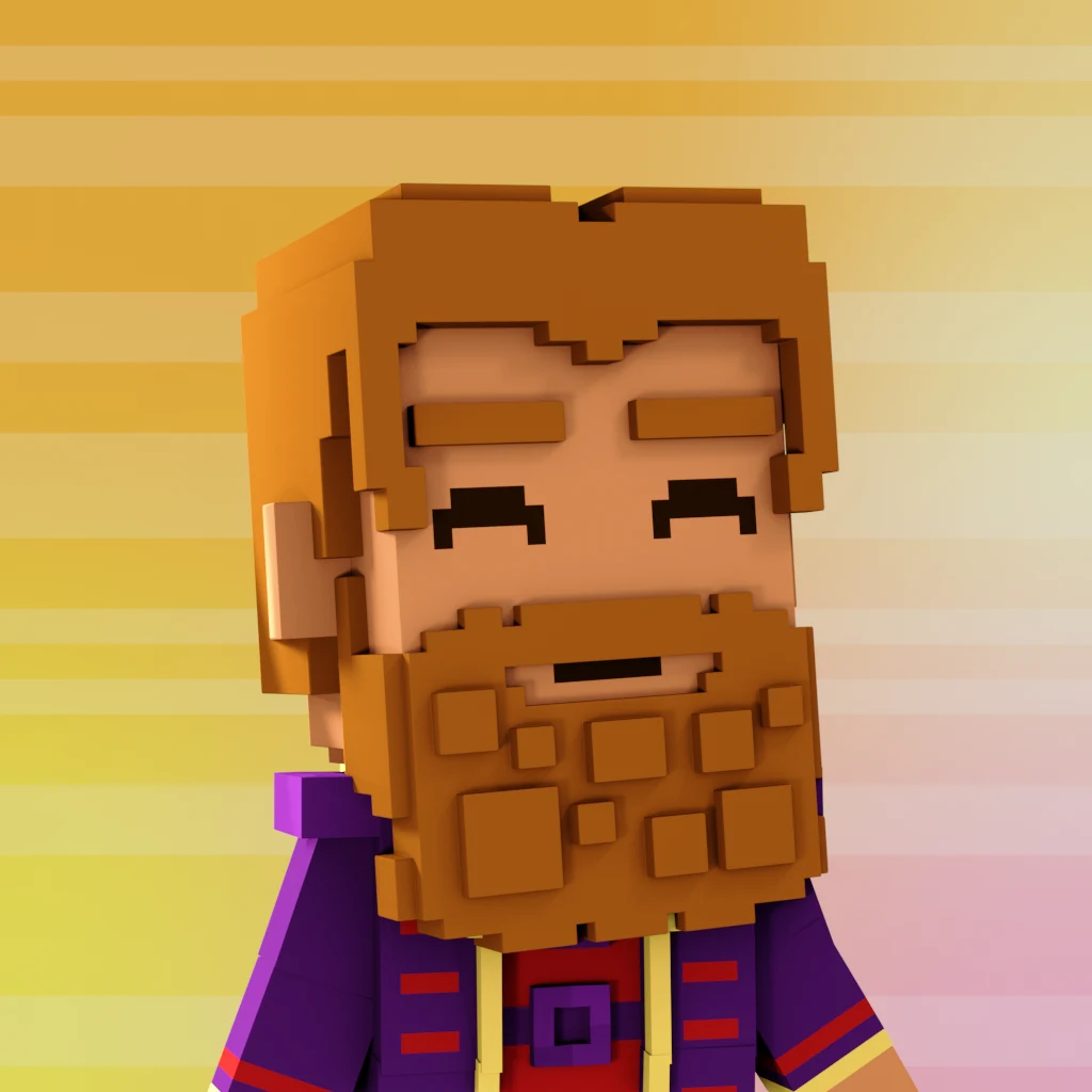 Pirate #2857 voxel render