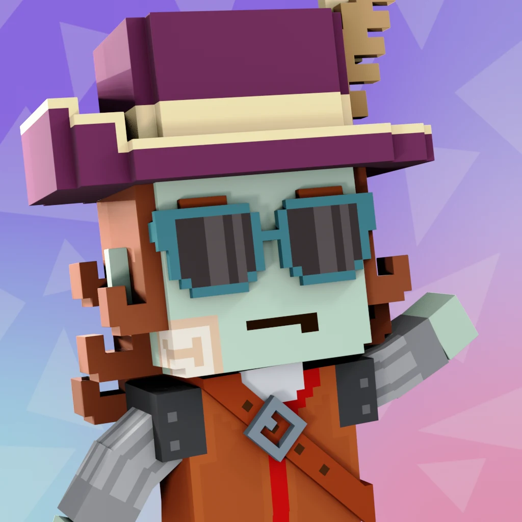 Pirate #2858 voxel render