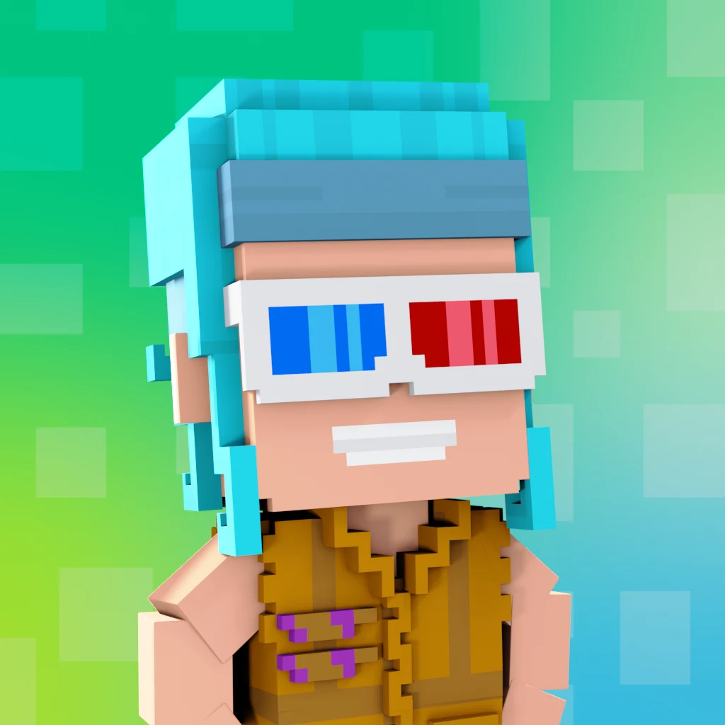 Pirate #286 voxel render