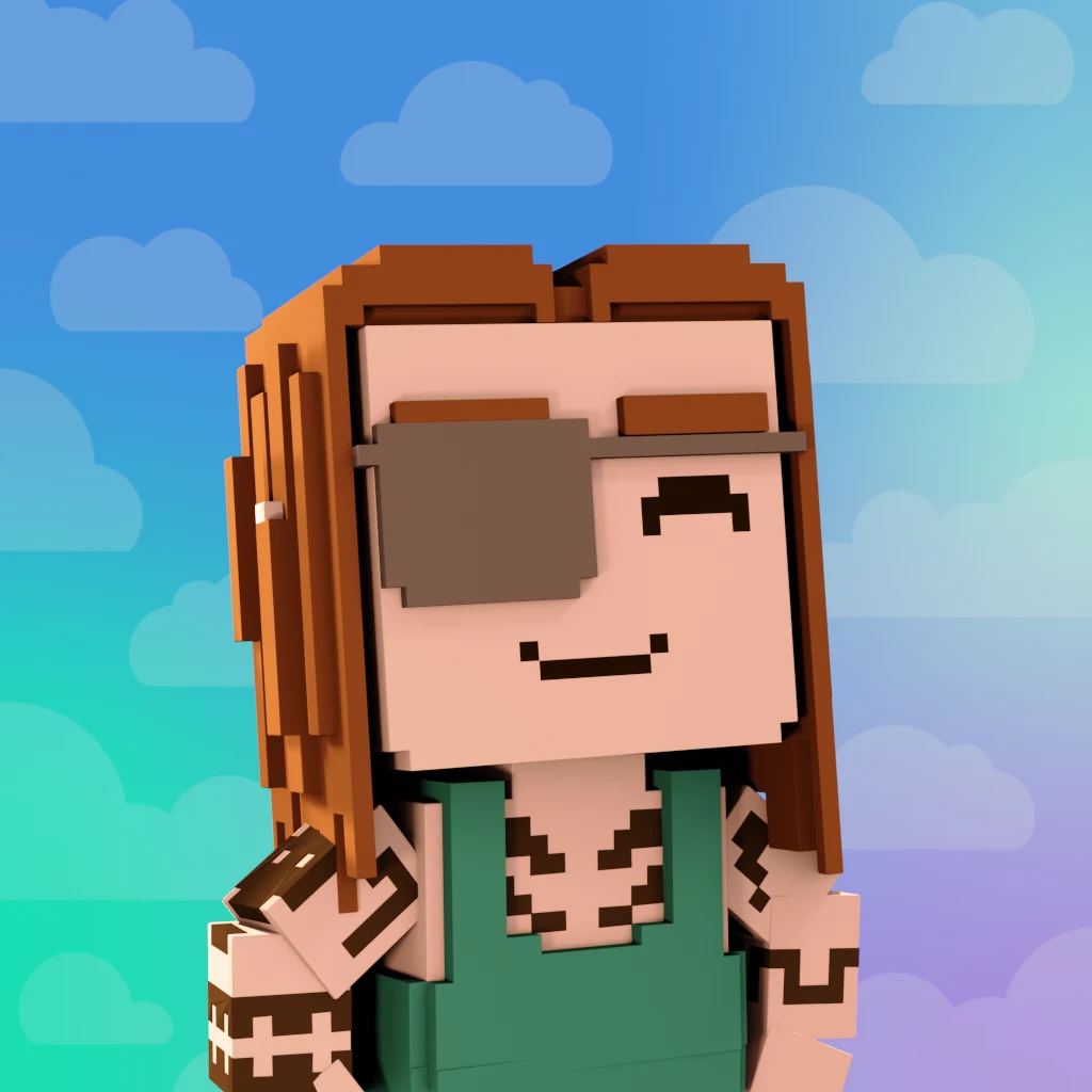 Pirate #2861 voxel render